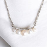 珍珠弧形項鍊
