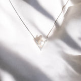 V字珍珠吊墜頸鏈