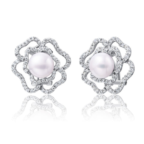 Fresh Water Pearl Wedding Earrings
