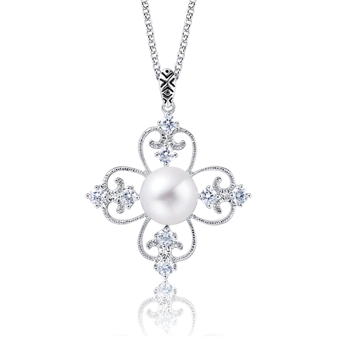 South Sea Pearl Sterling Silver Pendant