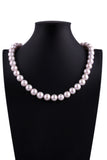 10.5-11.5mm Round Shape White Color Freshwater Pearl Necklace - Luna Piena 悅緣珍珠專門店