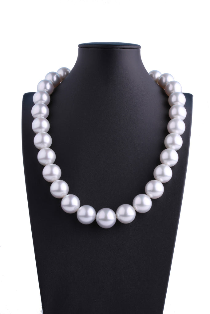16.0-18.5mm White South Sea Pearl Necklace - Luna Piena 悅緣珍珠專門店
