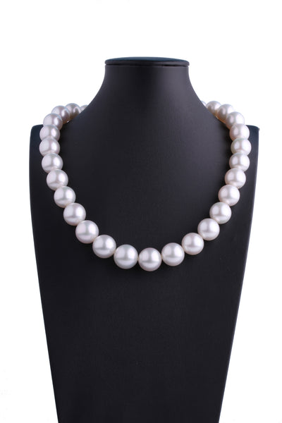 14.0-16.6mm White South Sea Pearl Necklace - Luna Piena 悅緣珍珠專門店