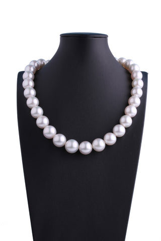 14.0-16.6mm White South Sea Pearl Necklace
