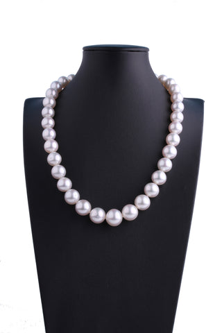 13.5-16.9mm White South Sea Pearl Necklace
