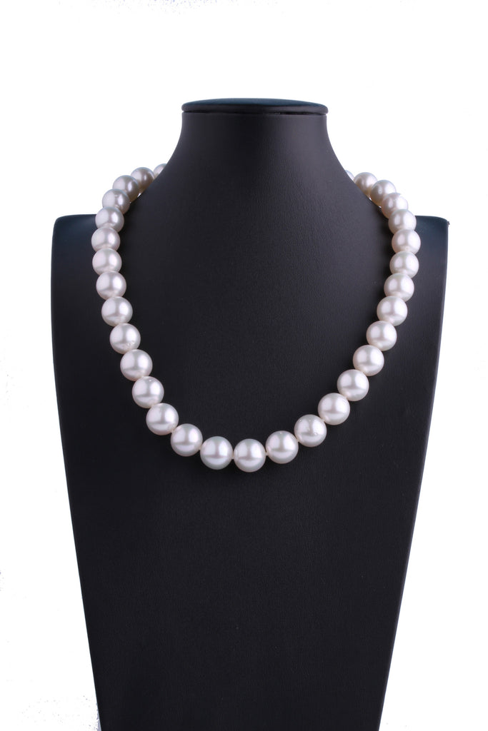 11.1-13.1mm White South Sea Pearl Necklace - Luna Piena 悅緣珍珠專門店