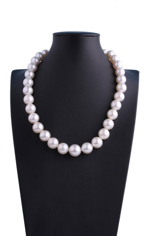 11.7-15mm White South Sea Pearl Necklace