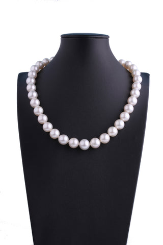 11.0-15.3mm White South Sea Pearl Necklace