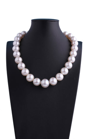 14.3-18.6mm White South Sea Pearl Necklace