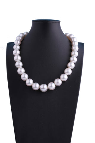 13.2-16.6mm White South Sea Pearl Necklace