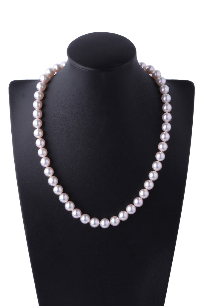 天女 Akoya Pearl Necklace 8.5-9mm (10275) 有證書