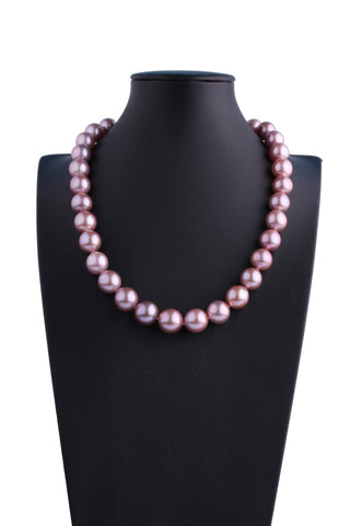 AA+ Grade 11.5-14.0mm Freshwater Edison Pearl Necklace