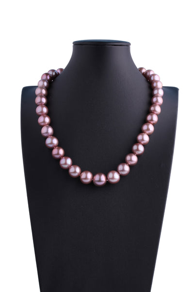 AA+ Grade 11.5-13.8mm Freshwater Edison Pearl Necklace - Luna Piena 悅緣珍珠專門店