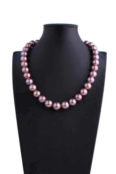 AAAA Grade 11.6-14.0mm Freshwater Edison Pearl Necklace - Luna Piena 悅緣珍珠專門店