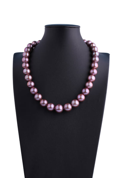 AA+ Grade 11.5-14.4mm Freshwater Edison Pearl Necklace - Luna Piena 悅緣珍珠專門店