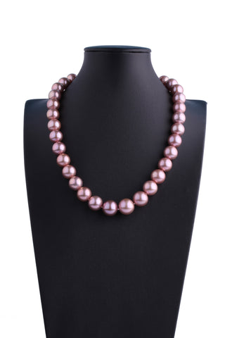 AAAA Grade 11.4-13.8mm Freshwater Edison Pearl Necklace