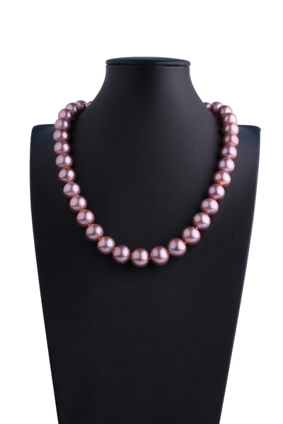 AAAA Grade 11.6-13.8mm Freshwater Edison Pearl Necklace - Luna Piena 悅緣珍珠專門店