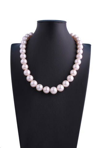AAAA Grade 11.6-14.4mm Freshwater Edison Pearl Necklace