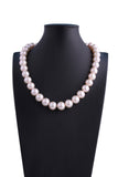 AAAA Grade 11.7-13.9mm Freshwater Edison Pearl Necklace - Luna Piena 悅緣珍珠專門店