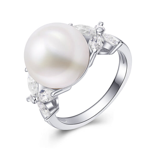 Freshwater Pearl Sterling Silver Ring