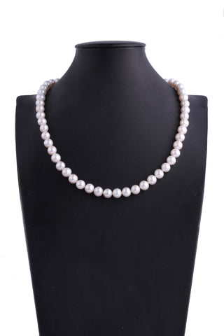7-7.5mm Round Pearl Necklace