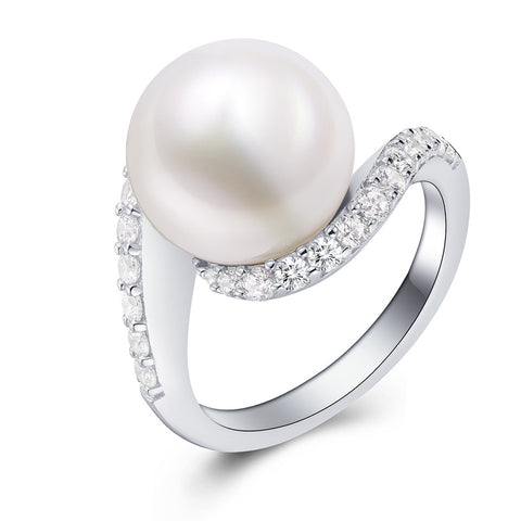 Freshwater Pearl Sterling Silver Ring