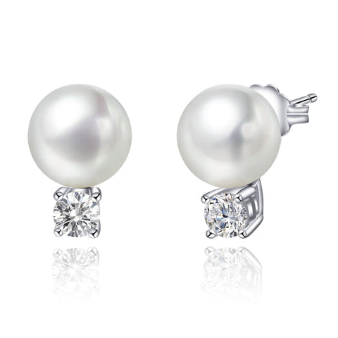 Freshwater Pearl Sterling Silver Earrings