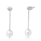 Freshwater Pearl Sterling Silver Earrings - Luna Piena 悅緣珍珠專門店