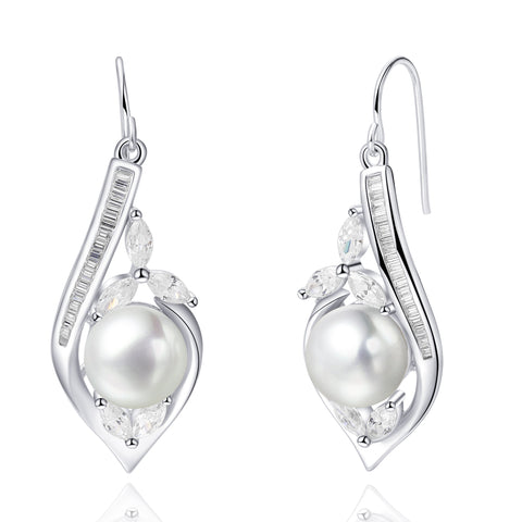 Freshwater Pearl Sterling Silver Earrings