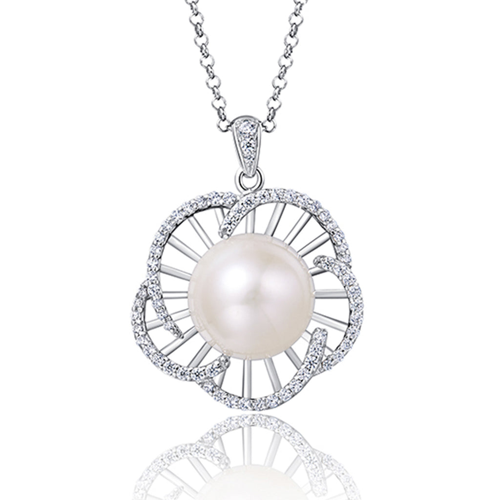 Freshwater Pearl Sterling Silver Pendant - Luna Piena 悅緣珍珠專門店
