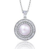 South Sea Pearl Sterling Silver Pendant - Luna Piena 悅緣珍珠專門店