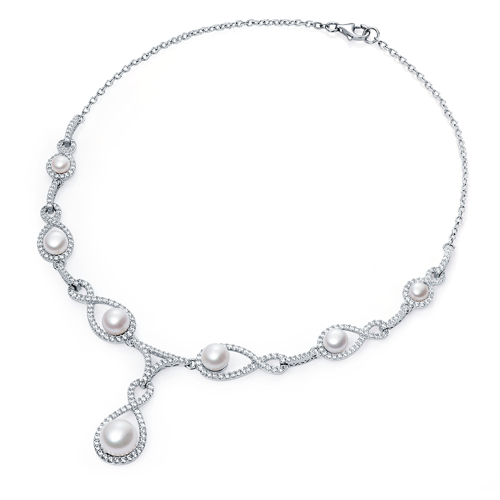 Freshwater Pearl Wedding Necklace - Luna Piena 悅緣珍珠專門店 - 1