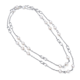 Sterling Silver Freshwater Pearl Necklace 40