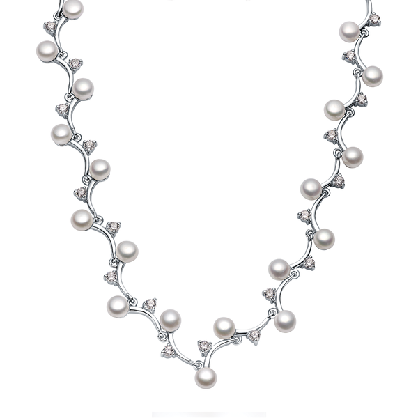 Freshwater Pearl Bridal Necklace - Luna Piena 悅緣珍珠專門店