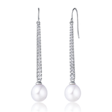 Freshwater Pearl Sterling Silver Earrings - Luna Piena 悅緣珍珠專門店