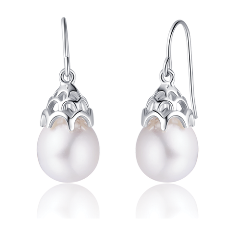 Freshwater Pearl Sterling Silver Earrings