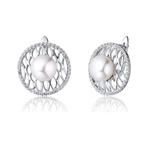 Fresh Water Pearl Wedding Earrings