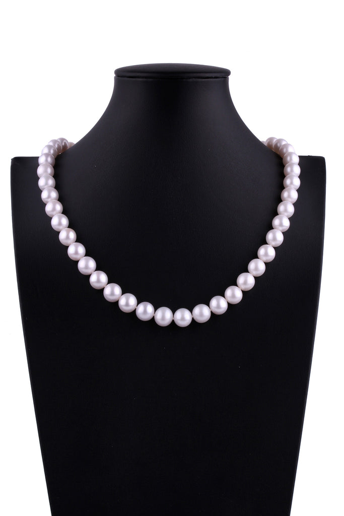 8.5-9mm Round Shape White Color Freshwater Pearl Necklace - Luna Piena 悅緣珍珠專門店